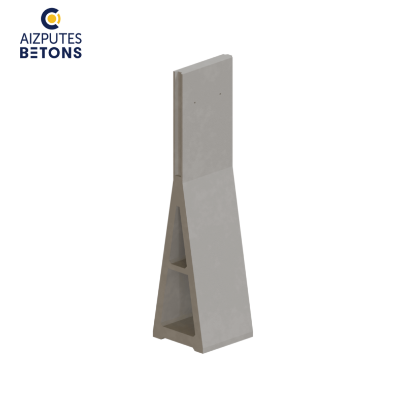 A bloks ir brīvi stāvoša saliekamā betona siena. “A” formas bloks ir savstarpēji savienojama un brīvi stāvošā betona sienu sistēma, kas piedāvā ātru un efektīvu risinājumu lielapjoma uzglabāšanas vajadzībām.
